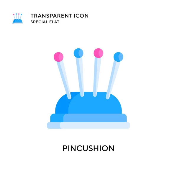 Pincushion Vector Icon Flat Style Illustration Eps Vector — Stock Vector