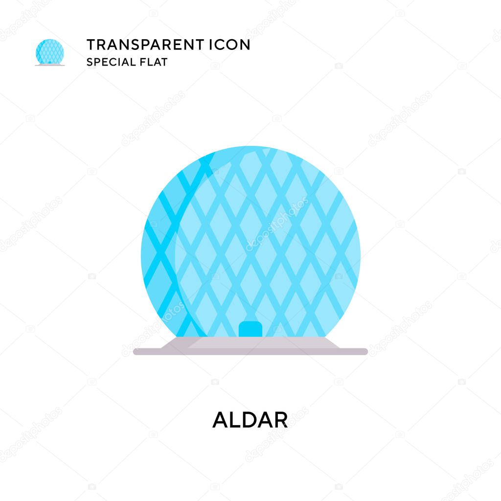 Aldar vector icon. Flat style illustration. EPS 10 vector.