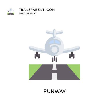 Pist vektör simgesi. Düz çizim. EPS 10 vektörü.