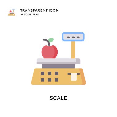 Vektör simgesini ölçekle. Düz çizim. EPS 10 vektörü.