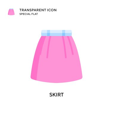 Etek vektör simgesi. Düz çizim. EPS 10 vektörü.