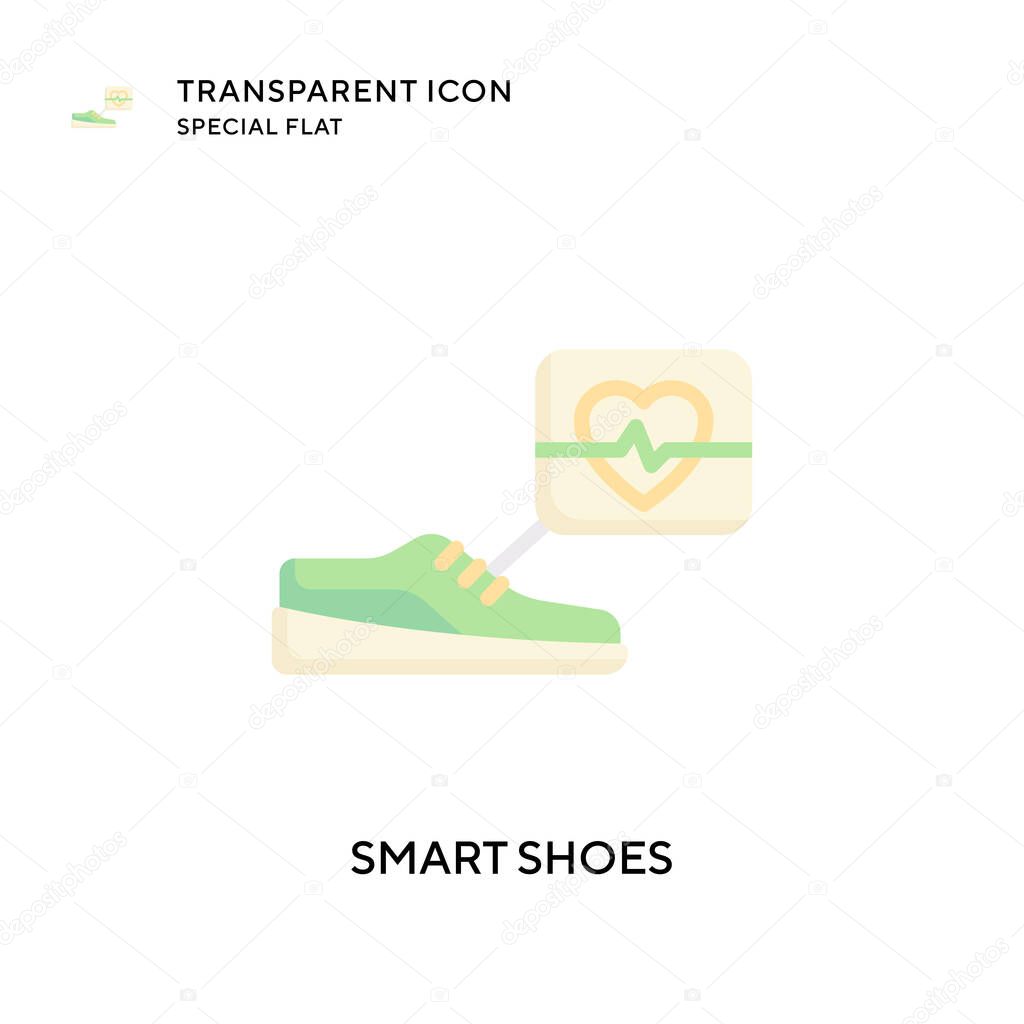 Smart shoes vector icon. Flat style illustration. EPS 10 vector.