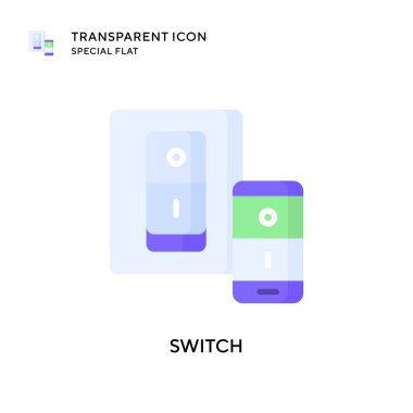 Vektör simgesini değiştir. Düz çizim. EPS 10 vektörü.