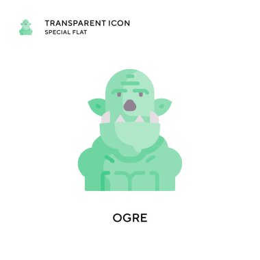 Dev vektör simgesi. Düz çizim. EPS 10 vektörü.