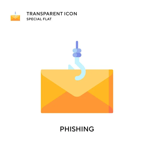 Phishing Vectoricoon Platte Stijl Illustratie Eps Vector — Stockvector