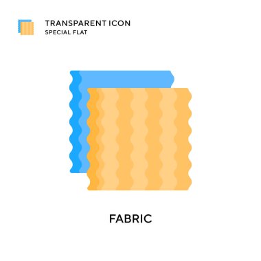 Kumaş vektör simgesi. Düz çizim. EPS 10 vektörü.