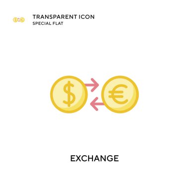 Vektör simgesini değiştir. Düz çizim. EPS 10 vektörü.