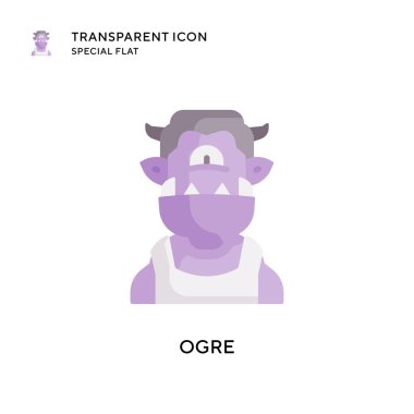 Dev vektör simgesi. Düz çizim. EPS 10 vektörü.