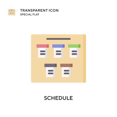 Vektör simgesini ayarla. Düz çizim. EPS 10 vektörü.