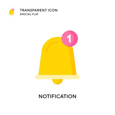 Uyarı vektör simgesi. Düz çizim. EPS 10 vektörü.