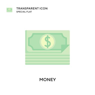 Para vektör simgesi. Düz çizim. EPS 10 vektörü.