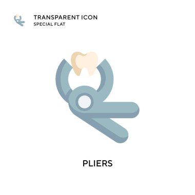 Kerpeten vektör simgesi. Düz çizim. EPS 10 vektörü.