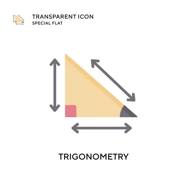 Trigonometrie Vektorsymbol Flache Illustration Eps Vektor — Stockvektor