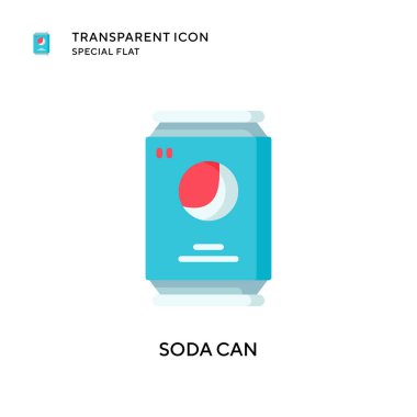 Soda ikonu yönlendirebilir. Düz çizim. EPS 10 vektörü.