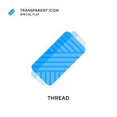 İplik vektör simgesi. Düz çizim. EPS 10 vektörü.