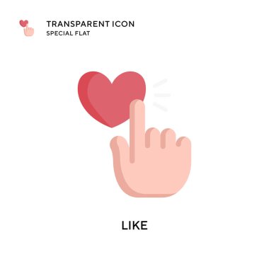 Vektör simgesi gibi. Düz çizim. EPS 10 vektörü.