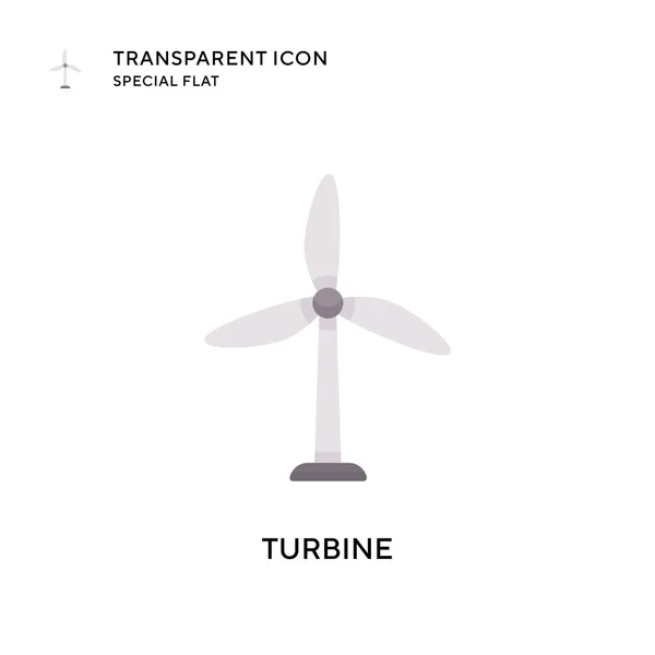 タービン ベクトル アイコン フラットスタイルのイラスト Eps 10ベクトル — ストックベクタ