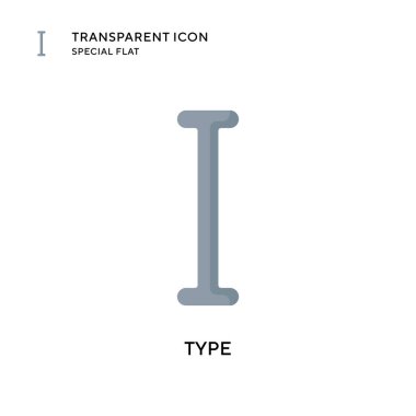Tip vektör simgesi. Düz çizim. EPS 10 vektörü.