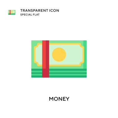 Para vektör simgesi. Düz çizim. EPS 10 vektörü.