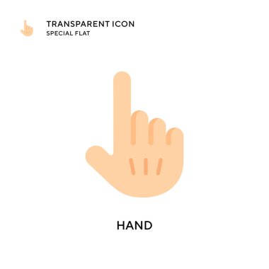 El vektör simgesi. Düz çizim. EPS 10 vektörü.