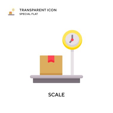 Vektör simgesini ölçekle. Düz çizim. EPS 10 vektörü.