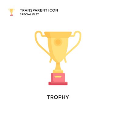 Ödül vektör simgesi. Düz çizim. EPS 10 vektörü.