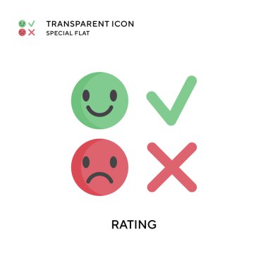 Beğeni vektörü simgesi. Düz çizim. EPS 10 vektörü.