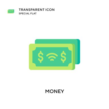 Para vektör simgesi. Düz çizim. EPS 10 vektörü.