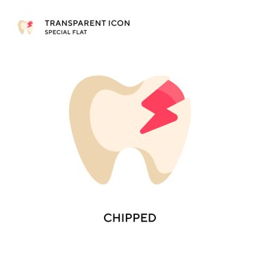 Çip vektör simgesi. Düz çizim. EPS 10 vektörü.
