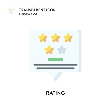 Beğeni vektörü simgesi. Düz çizim. EPS 10 vektörü.