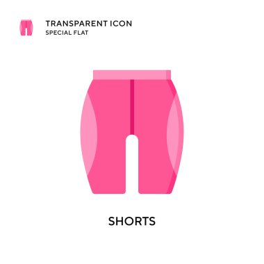 Kısa vektör simgesi. Düz çizim. EPS 10 vektörü.