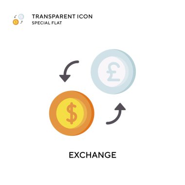 Vektör simgesini değiştir. Düz çizim. EPS 10 vektörü.
