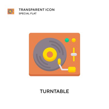 Döndürülebilir vektör simgesi. Düz çizim. EPS 10 vektörü.