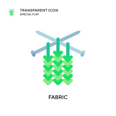 Kumaş vektör simgesi. Düz çizim. EPS 10 vektörü.