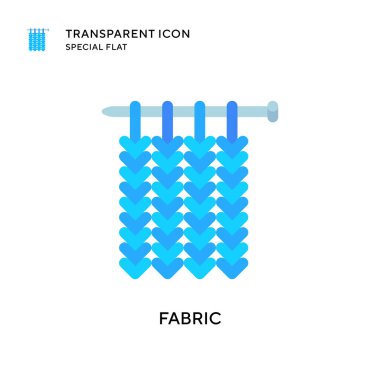 Kumaş vektör simgesi. Düz çizim. EPS 10 vektörü.