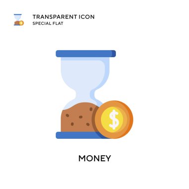 Para vektör simgesi. Düz çizim. EPS 10 vektörü.