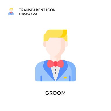 Damat vektör simgesi. Düz çizim. EPS 10 vektörü.