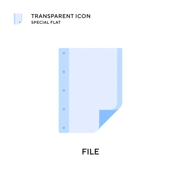 Ikon Vektor Berkas Ilustrasi Gaya Datar Vektor Eps - Stok Vektor