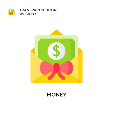 Para vektör simgesi. Düz çizim. EPS 10 vektörü.