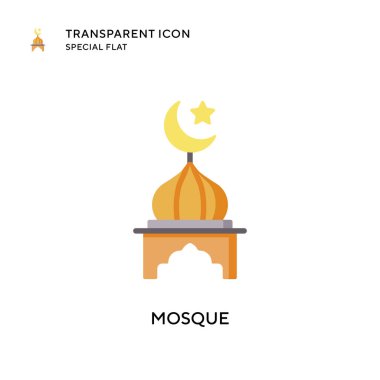 Cami vektör simgesi. Düz çizim. EPS 10 vektörü.