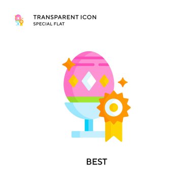 En iyi vektör simgesi. Düz çizim. EPS 10 vektörü.