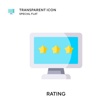 Beğeni vektörü simgesi. Düz çizim. EPS 10 vektörü.