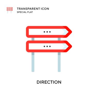 Yönlendirme vektör simgesi. Düz çizim. EPS 10 vektörü.