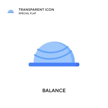 Denge vektör simgesi. Düz çizim. EPS 10 vektörü.