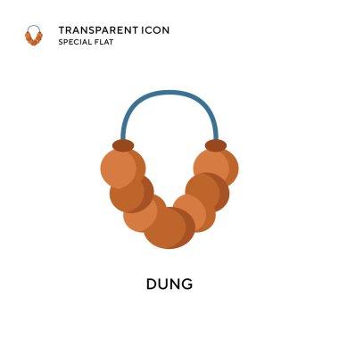 Gübre vektör simgesi. Düz çizim. EPS 10 vektörü.