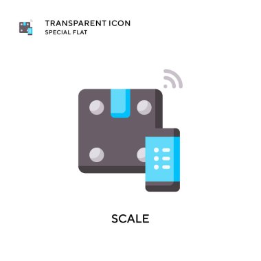 Vektör simgesini ölçekle. Düz çizim. EPS 10 vektörü.