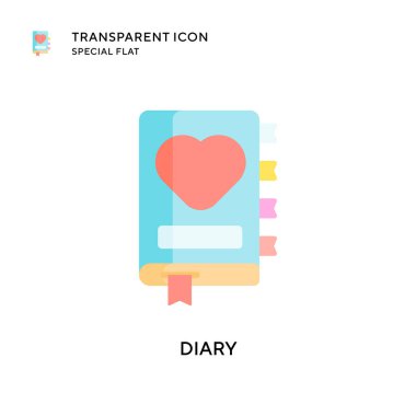 Günlük vektör simgesi. Düz çizim. EPS 10 vektörü.