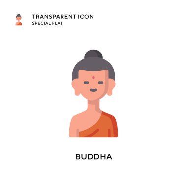 Buda vektör simgesi. Düz çizim. EPS 10 vektörü.