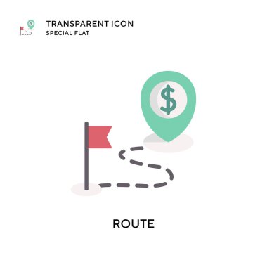 Yönlendirme simgesi. Düz çizim. EPS 10 vektörü.