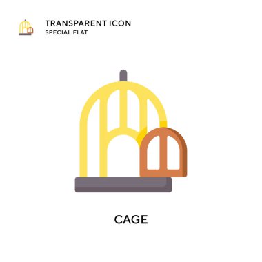 Kafes vektör simgesi. Düz çizim. EPS 10 vektörü.